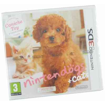 Nintendo Nintendogs Cats 3ds Caniche Toy 3 